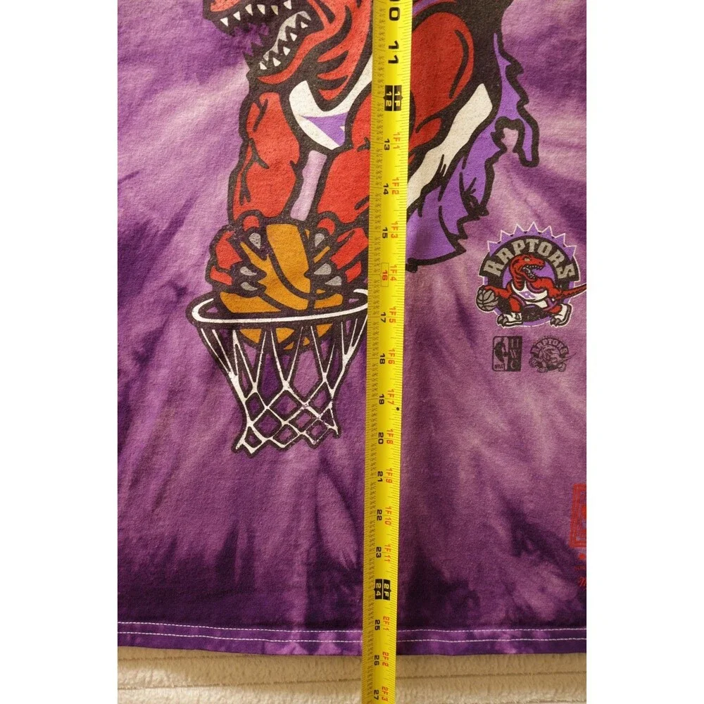 Mitchell & Ness Toronto Raptors Tie Dye Shirt Mens Medium M Hardwood Classics NB